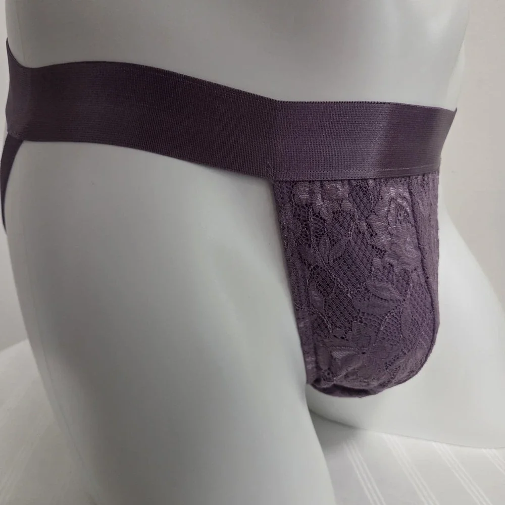 Cosabella Luxury Italian Men's Lace Jock Strap‎ Designer Underwear Himalayan Sky